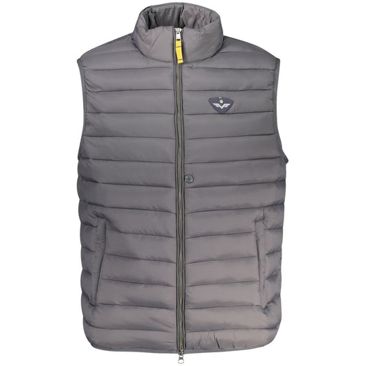 Armata Di Mare Graue Polyamid-Herrenjacke