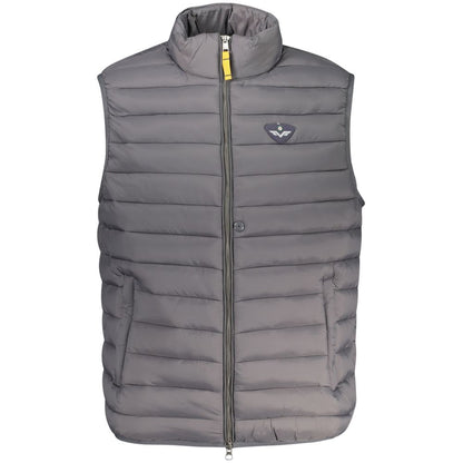 Armata Di Mare Graue Polyamid-Herrenjacke