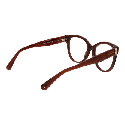 Longchamp Braune Acetat-Brille (Gestell)