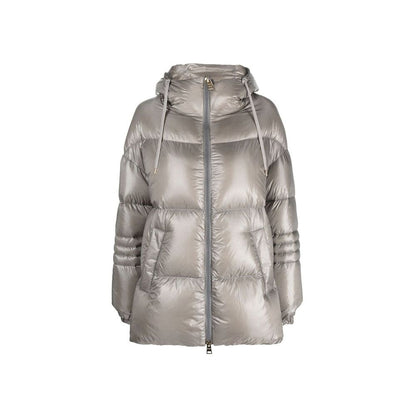 Herno Gray Polyamide Coat