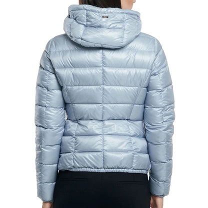 Herno Blue Polyamide Full-Length Jacket