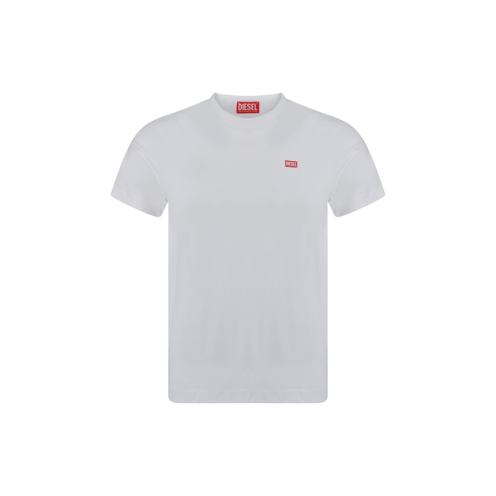 Diesel – Weißes Baumwoll-T-Shirt