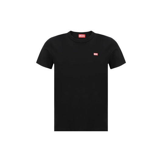 Diesel – Schwarzes Baumwoll-T-Shirt