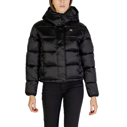 Calvin Klein Jeans – Schwarze Nylonjacken und -mäntel