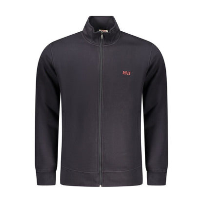 Gewehrblauer Baumwollpullover für Herren
