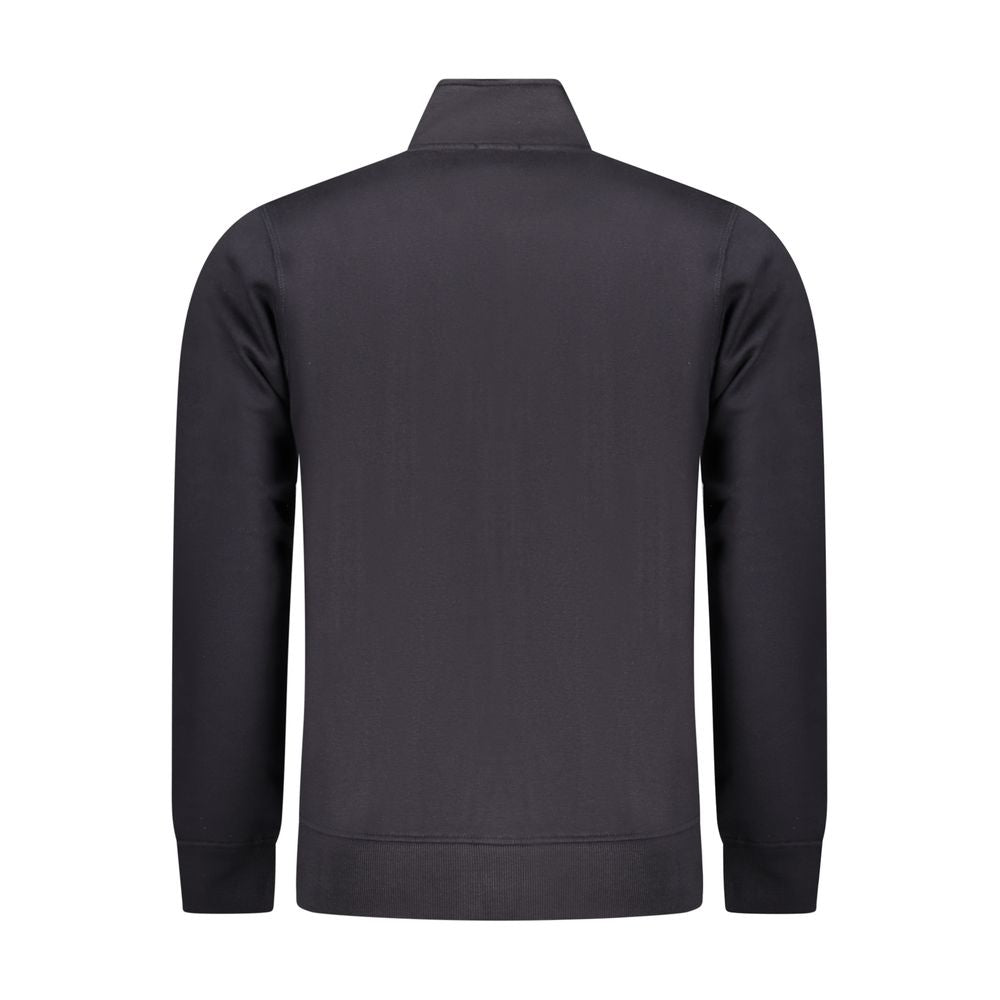 Gewehrblauer Baumwollpullover für Herren