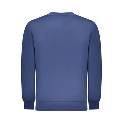 Gewehrblauer Baumwollpullover für Herren