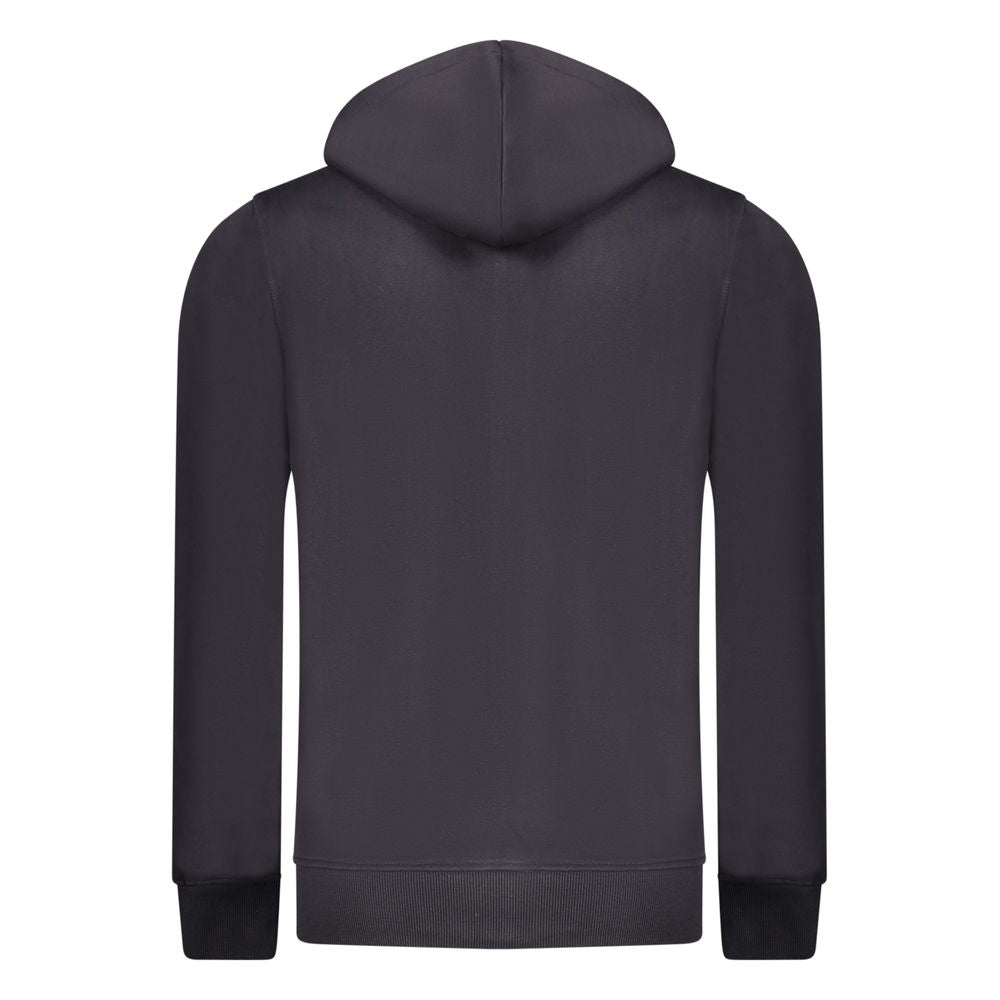 Gewehrblauer Baumwollpullover für Herren