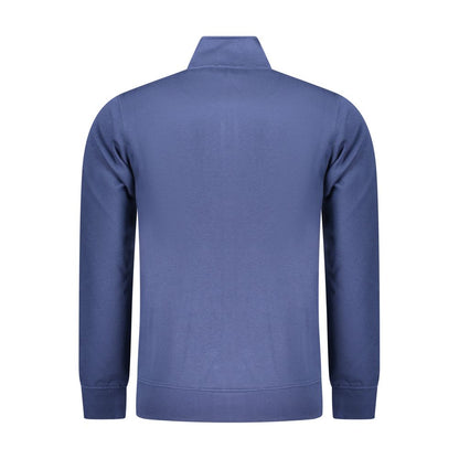 Gewehrblauer Baumwollpullover für Herren