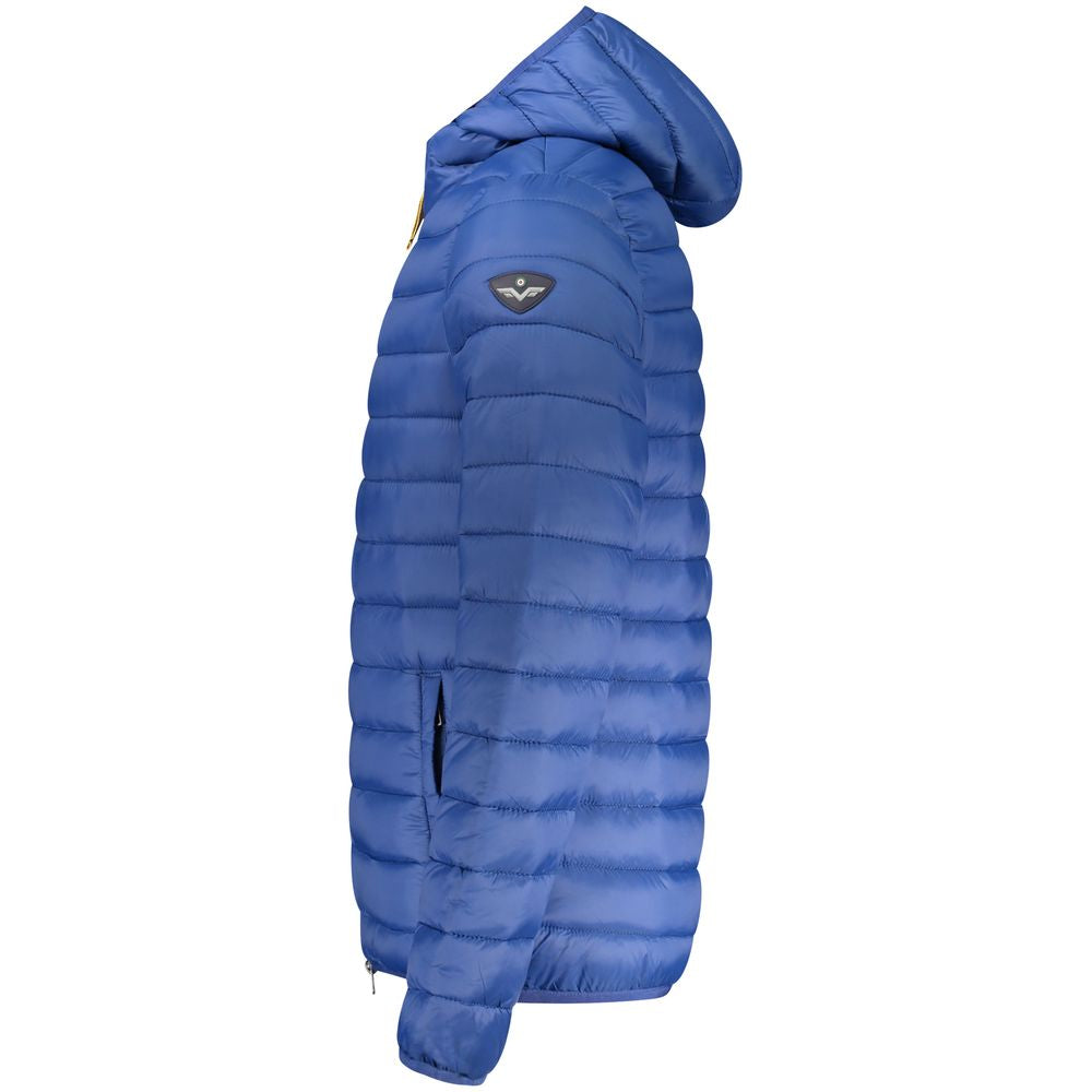Blaue Herrenjacke aus Polyamid von Armata Di Mare