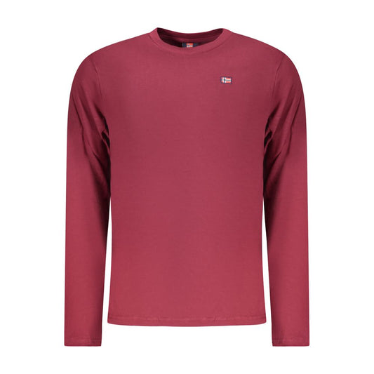 Norwegen 1963 Rotes Baumwoll-Herren-T-Shirt