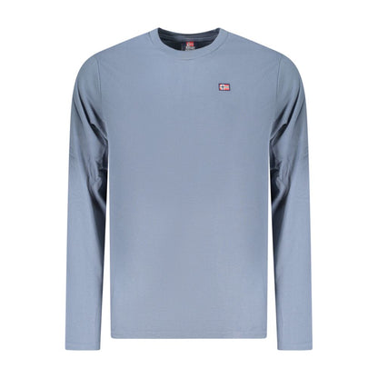 Norwegen 1963 Blaues Baumwoll-T-Shirt für Herren