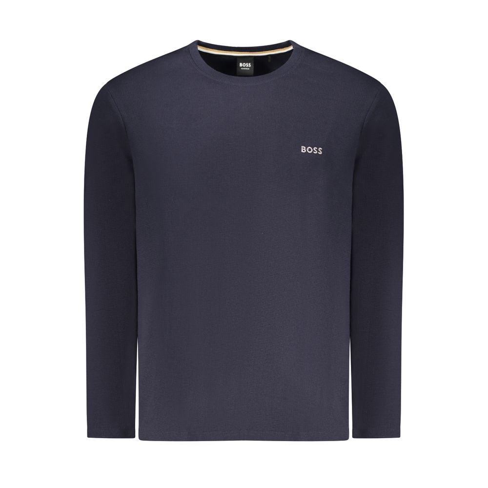 Hugo Boss Blauer Baumwollpullover für Herren