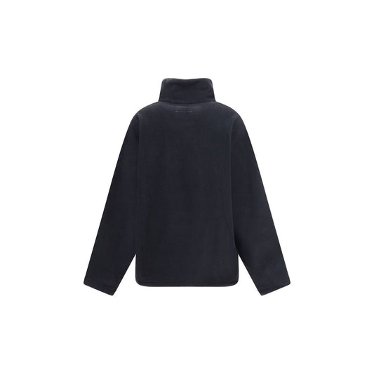MM6 Black Polyester Top