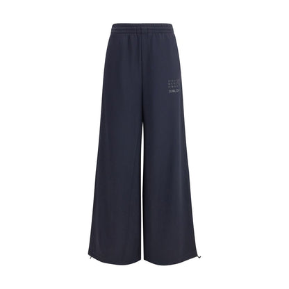 MM6 Black Polyester Athletic Pants
