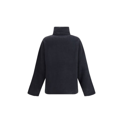 MM6 Black Polyester Sweatshirt