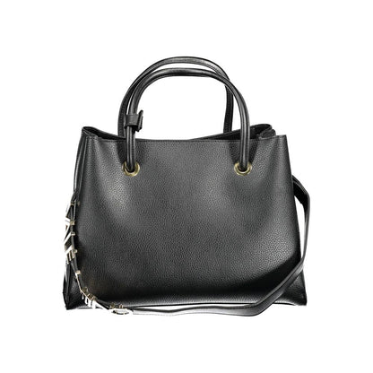 Mario Valentino Schwarze Polyethylen-Handtasche