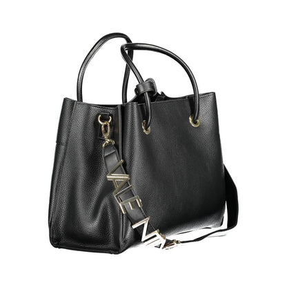 Mario Valentino Schwarze Polyethylen-Handtasche