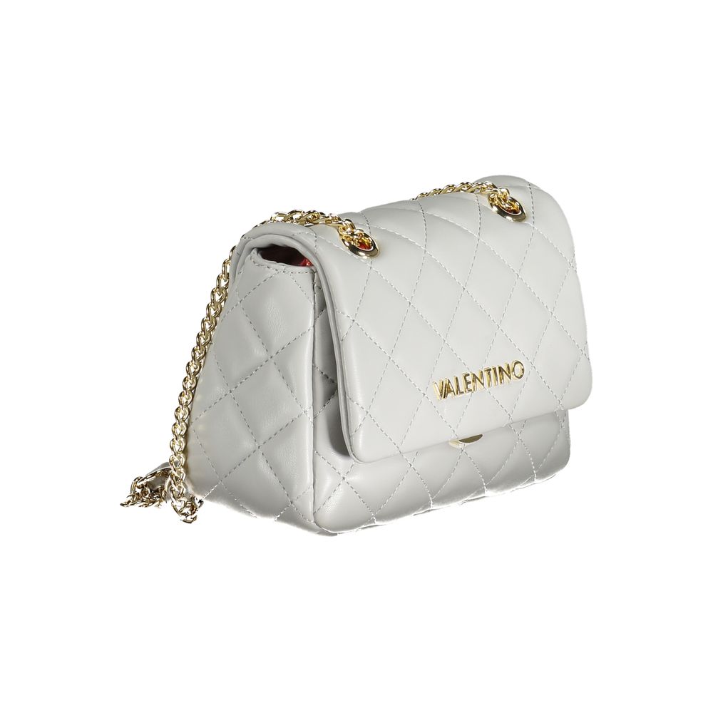 Mario Valentino Graue Polyethylen-Handtasche