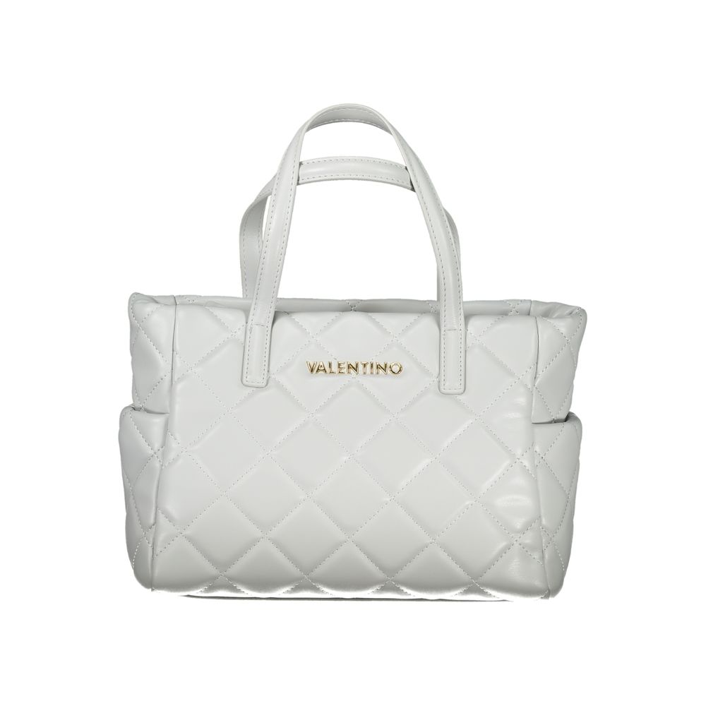 Mario Valentino Graue Polyethylen-Handtasche