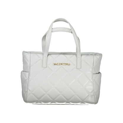 Mario Valentino Graue Polyethylen-Handtasche