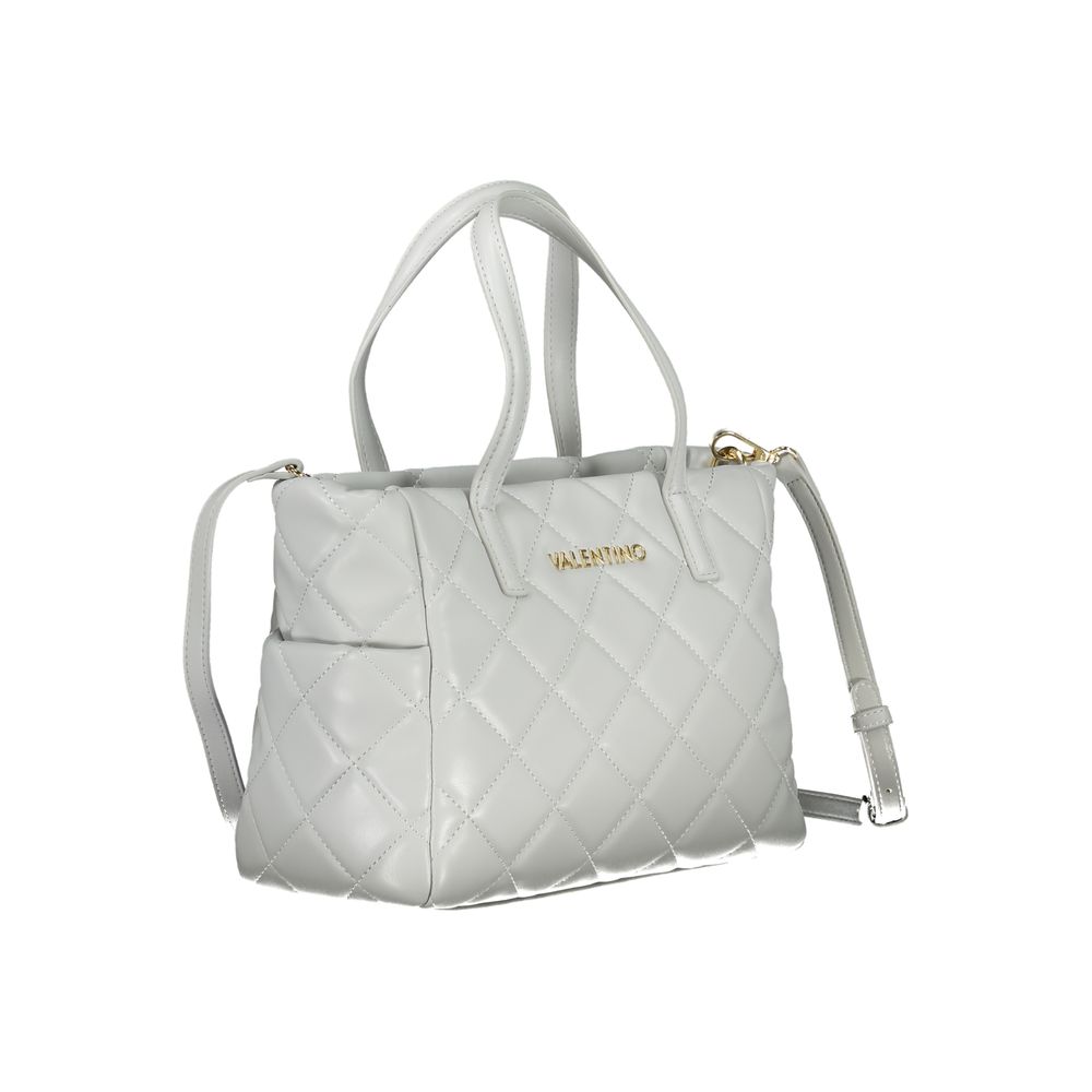 Mario Valentino Graue Polyethylen-Handtasche