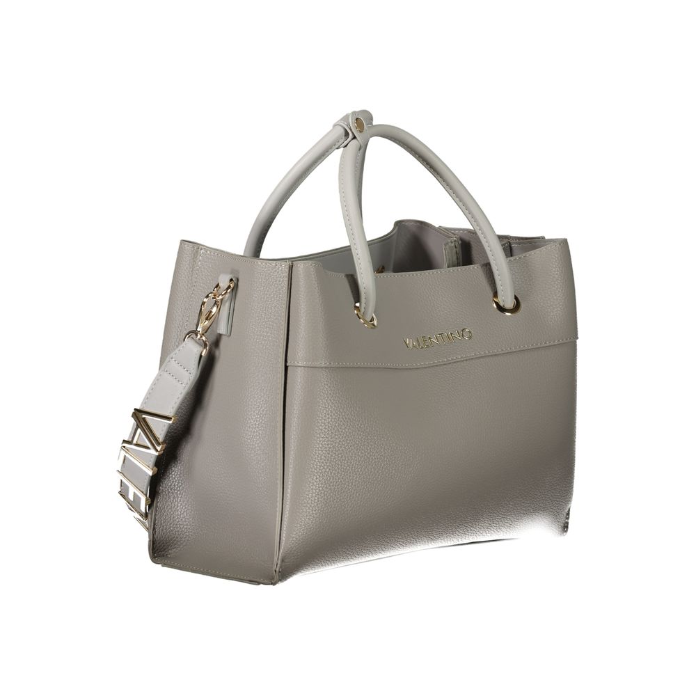 Mario Valentino Graue Polyethylen-Damenhandtasche