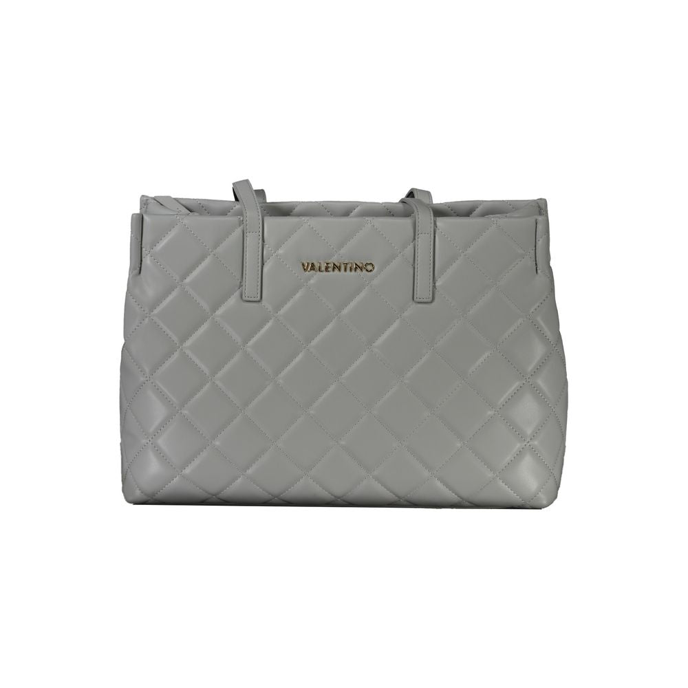 Mario Valentino Graue Polyethylen-Handtasche