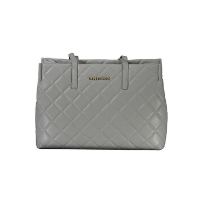 Mario Valentino Graue Polyethylen-Handtasche