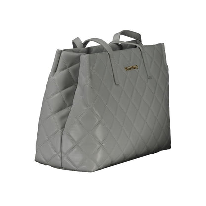 Mario Valentino Graue Polyethylen-Handtasche