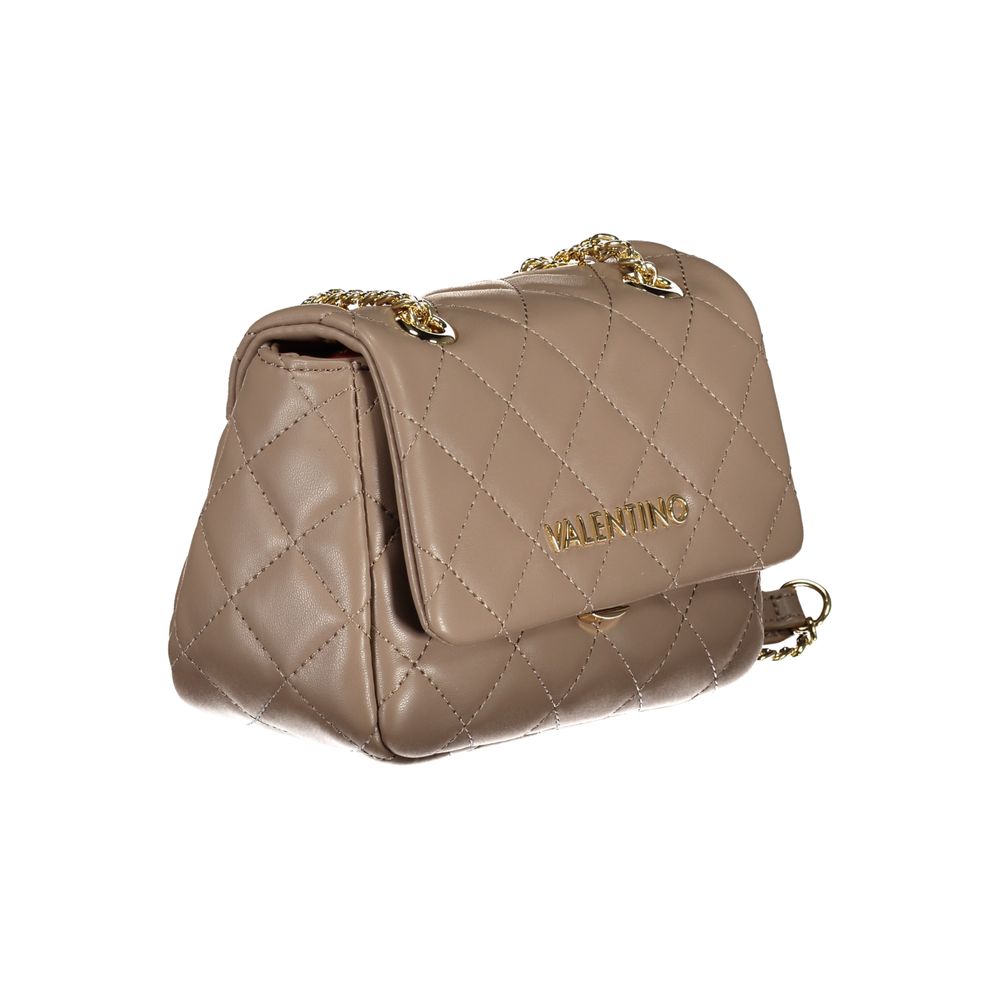 Mario Valentino Braune Polyethylen-Damenhandtasche