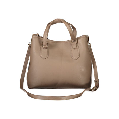 Mario Valentino Braune Polyethylen-Damenhandtasche