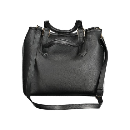 Mario Valentino Schwarze Polyethylen-Handtasche