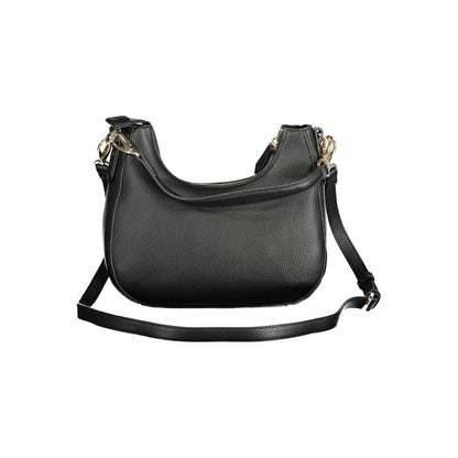 Mario Valentino Schwarze Polyethylen-Handtasche