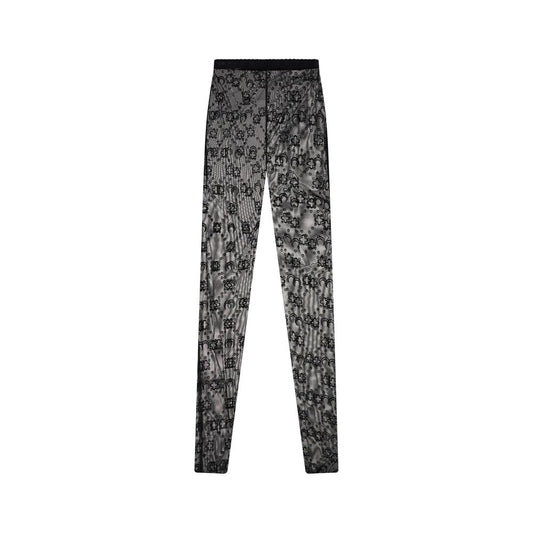 Marine Serre Black Polyamide Socks