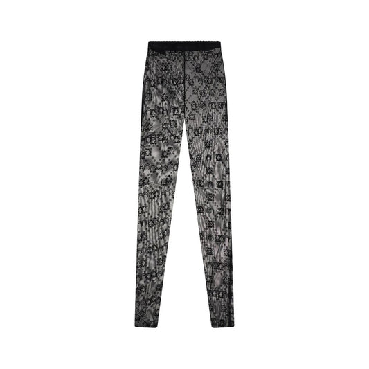 Marine Serre Black Polyamide Socks