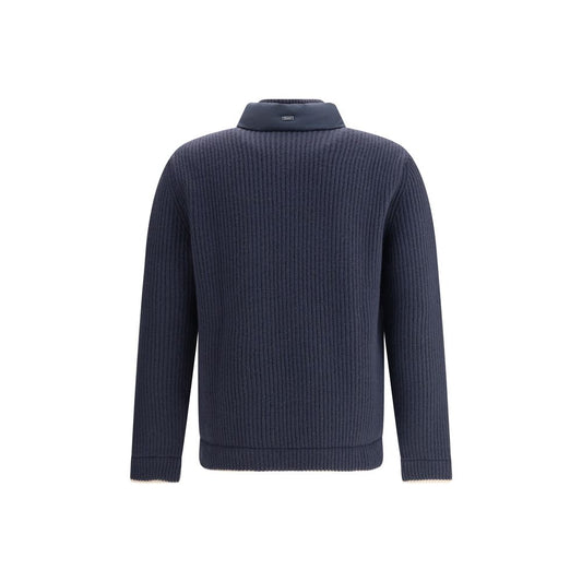 Herno Blue Wool Coat