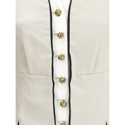 Chloé Silver Silk Coat