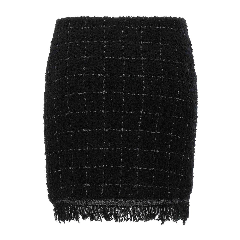 PINKO Schwarzer Polyesterrock