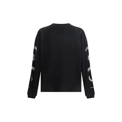 Represent Gray Cotton Long Sleeve T-Shirt