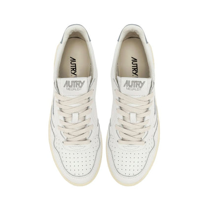 Autry – Weiße niedrige Leder-Sneaker