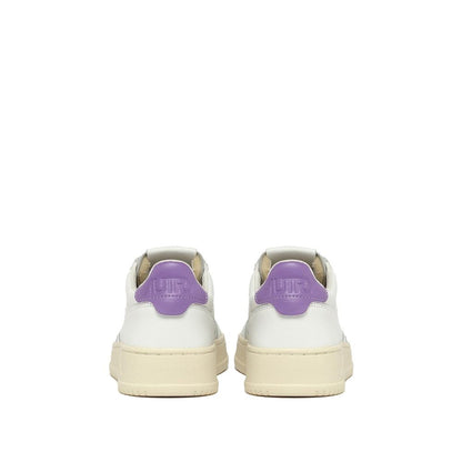 Autry – Weiße niedrige Leder-Sneaker
