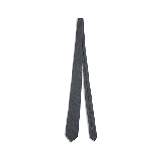 Brioni Gray Wool Tie