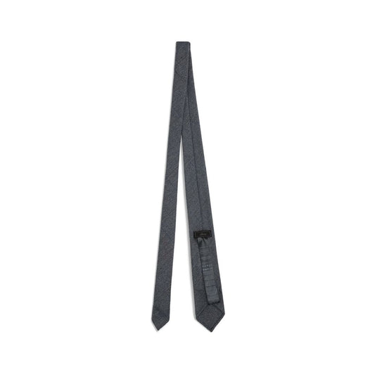 Brioni Gray Wool Tie