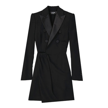 Dsquared² Black Viscose Cocktail Dress