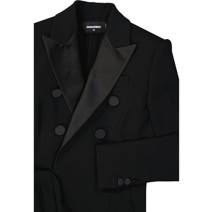 Dsquared² Black Viscose Cocktail Dress