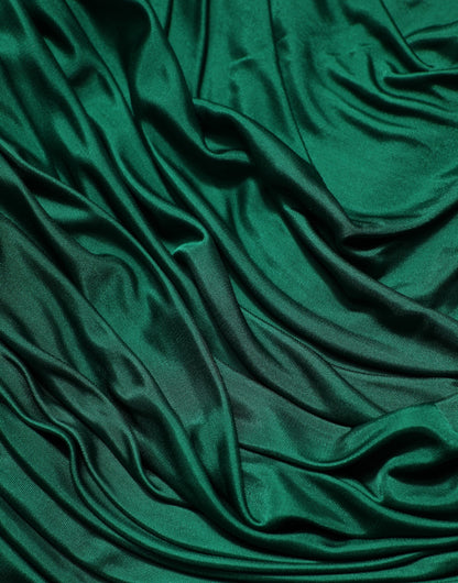 Dolce & Gabbana Green Viscose Drape Jersey Organzine Tank Top