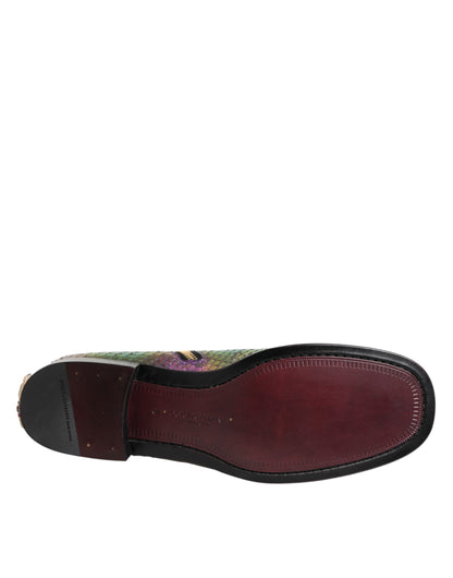 Dolce & Gabbana Multicolor Chelsea Short Ankle Boots Shoes