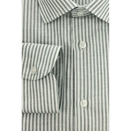 Baldinini Trend Green Cotton Shirt
