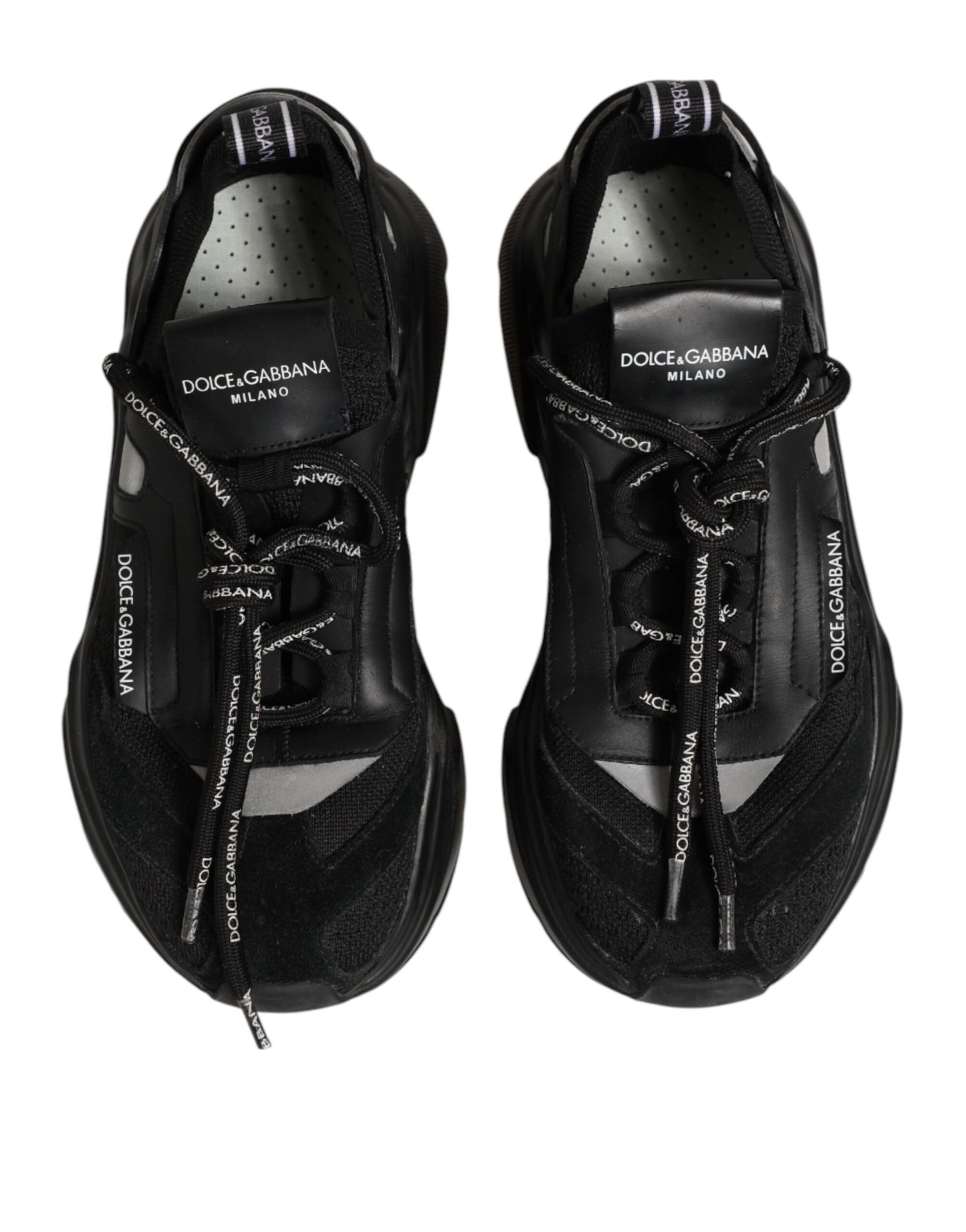 Dolce & Gabbana Black Daymaster Low Top Women Sneakers  Shoes